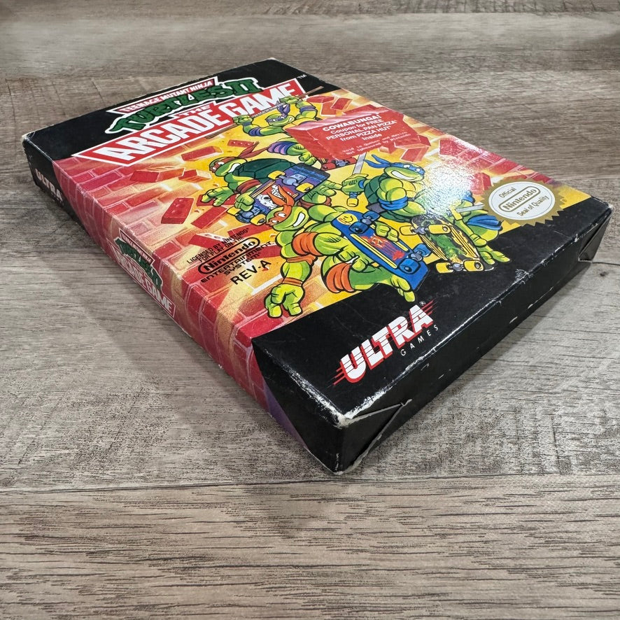 *CIB* cheapest TMNT II: The Arcade Game (NES, 1990)