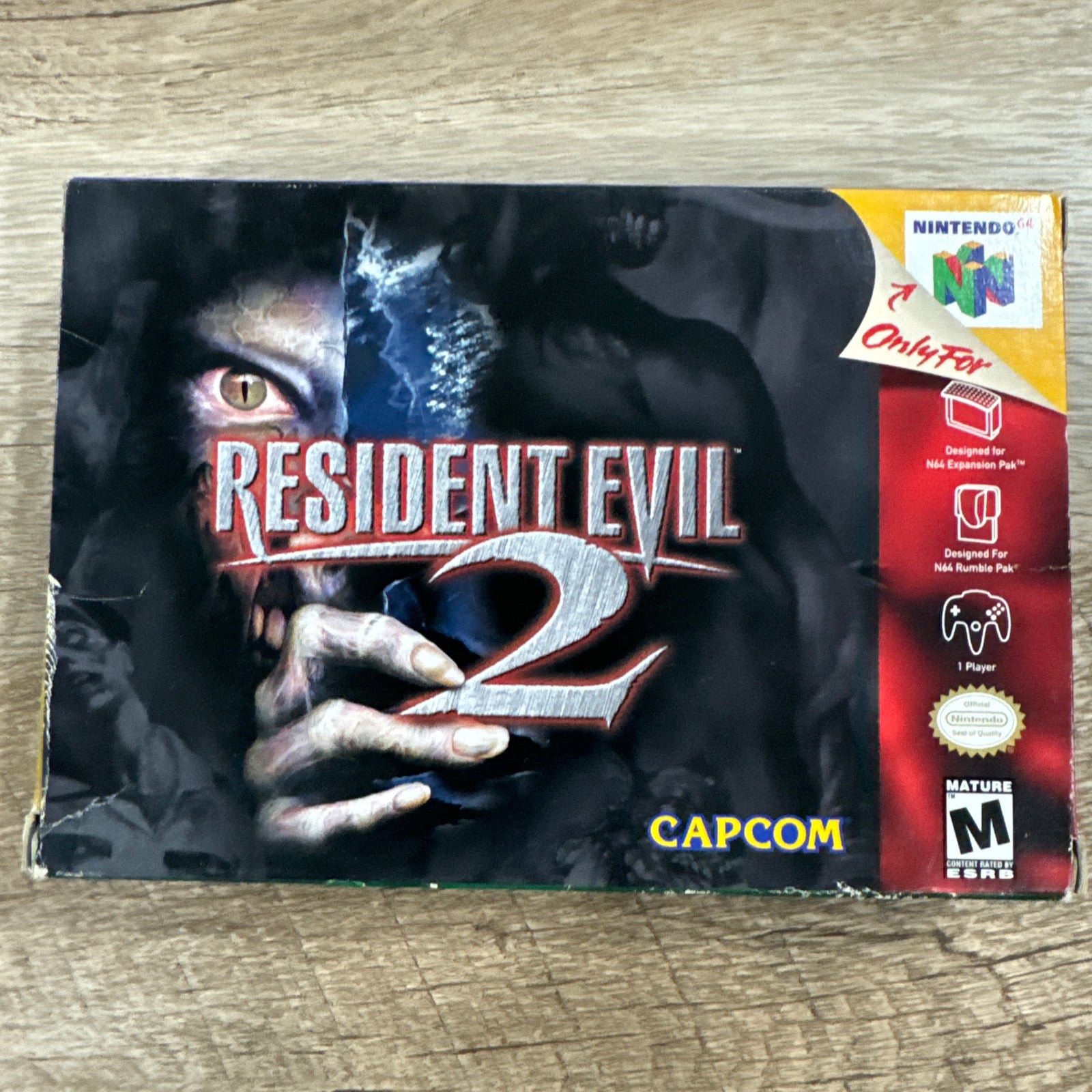 Resident Evil 2 for hotsell Nintendo 64 CIB