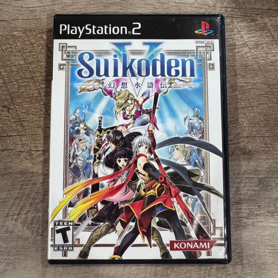 Suikoden V (Sony PlayStation 2, PS2 2006) W/ NEAR MINT DISC & Clean Case/Art!