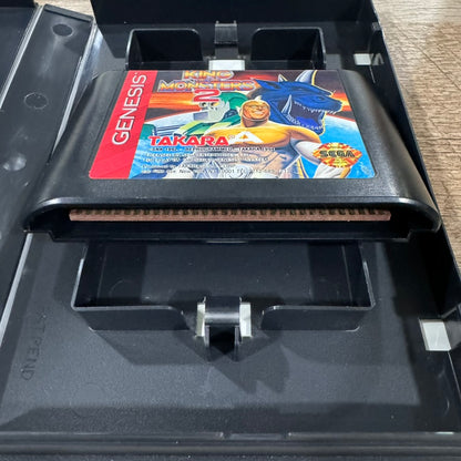 King of the Monsters 2 (Sega Genesis, 1994) With Clean Art, Case & Cart!