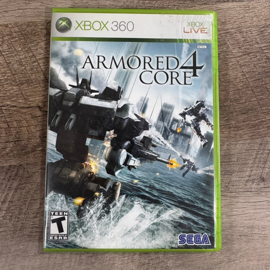 Armored Core 4 (Microsoft XBox 360) Complete Clean Tested Working