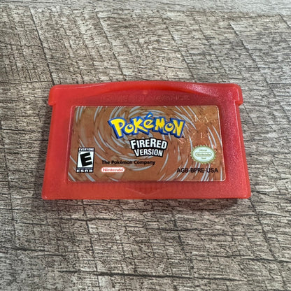 Pokemon FireRed Version (Nintendo Gameboy Advance, GBA 2004) Authentic & CLEAN!