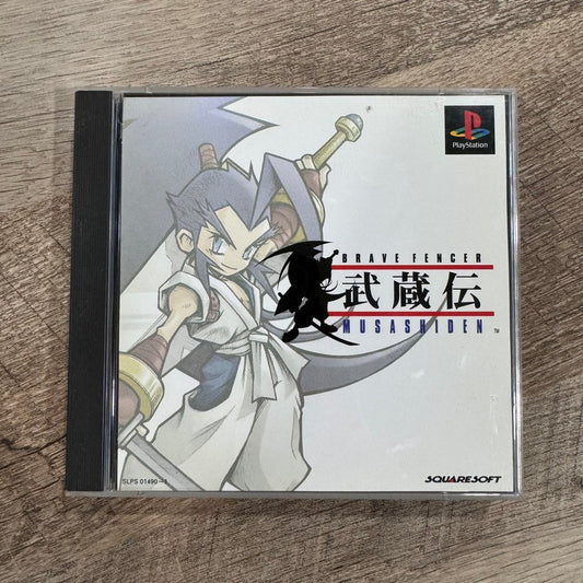 JP Brave Fencer MUSASHIDEN (JP Sony PS1, 1998) CIB W/ Reg Card, Trading Card+