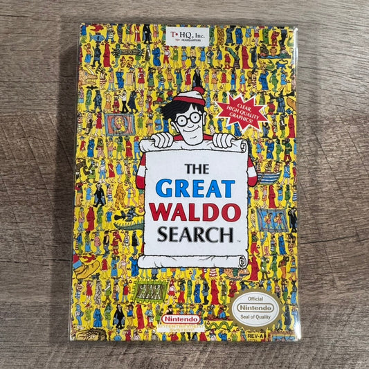 The Great Waldo Search (Nintendo Entertainment System, NES 1992) CIB & MINTY!