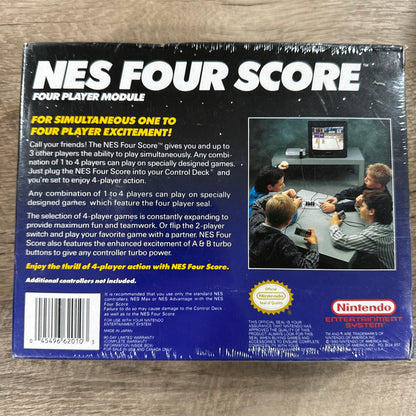 NES Four Score (Nintendo, NES) 4 Player Module - Brand New/Sealed!