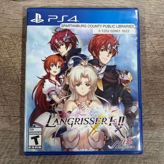 Langrisser I & II (Sony Playstation 4, PS4 2019) CIB W/ Minty Disc!