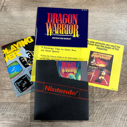 Dragon Warrior (Nintendo NES, 1989) Complete & MINTY! 🔥 W/ Box, Cart & Manuals!