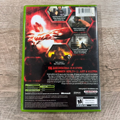 Breakdown (Microsoft Xbox Original, 2004) CIB & Very Good Condition!🧽