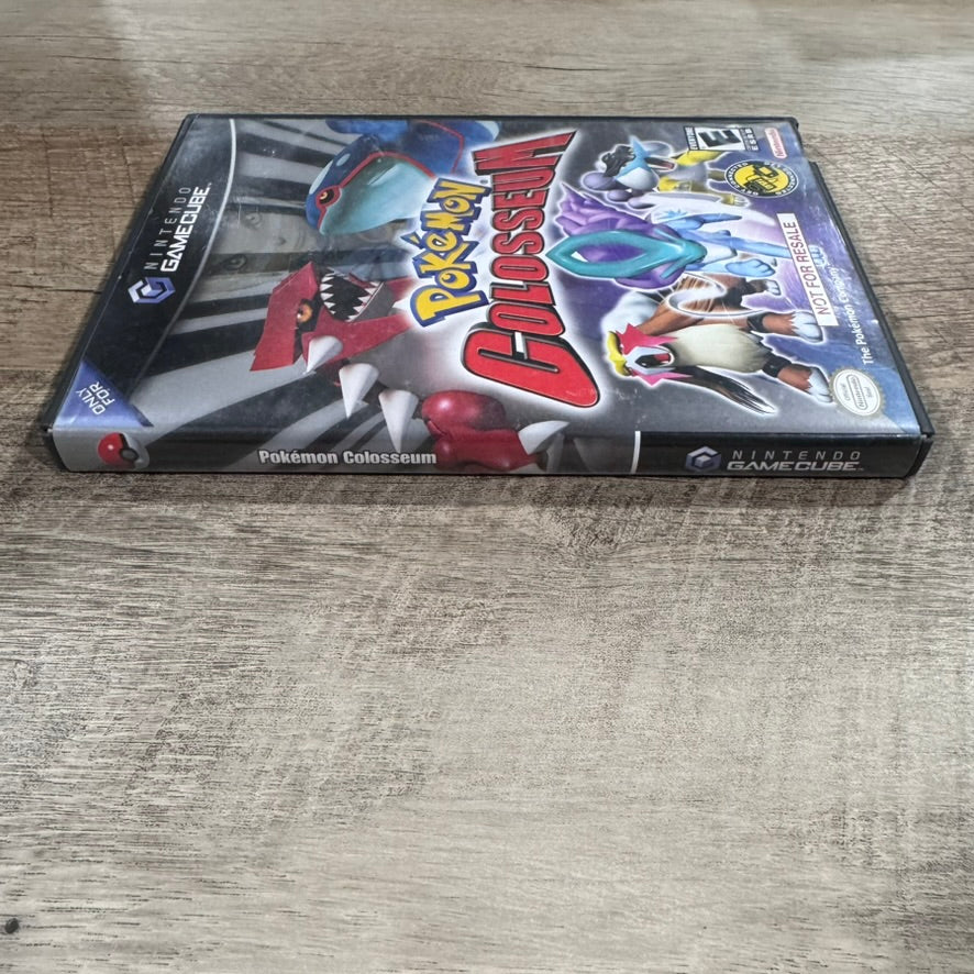 Pokemon Colosseum (Nintendo GameCube, 2004) W/ CLEAN DISC & Nice Art/Case!