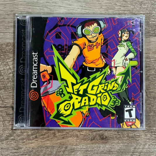 Jet Grind Radio (Sega Dreamcast, 2000) CIB Complete W/ Registration Card VGC!