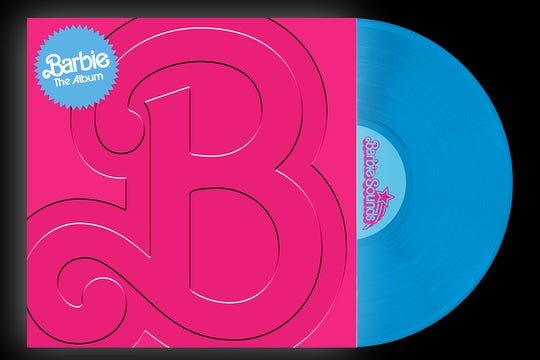 New BARBIE THE ALBUM Embossed Sky Blue Color First Press Vinyl LP Movie Sealed