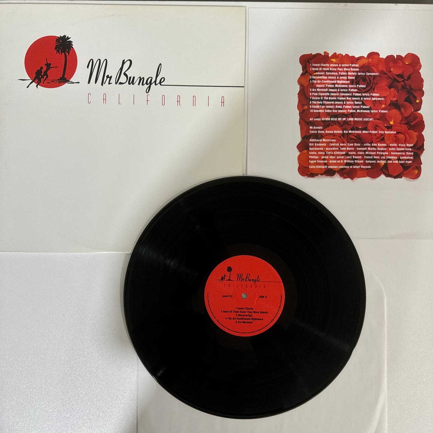 MR. BUNGLE CALIFORNIA LP RECORD VINYL  PLAIN RECORDINGS 2010 12" RARE HTF