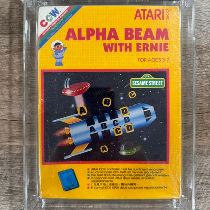 Alpha Beam With Ernie (Atari 2600, 1983) Graded WATA 8.0 A+ SEALED PAL Version!