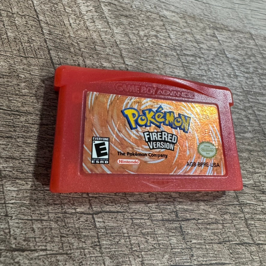 Pokemon FireRed Version (Nintendo Gameboy Advance, GBA 2004) Authentic & CLEAN!