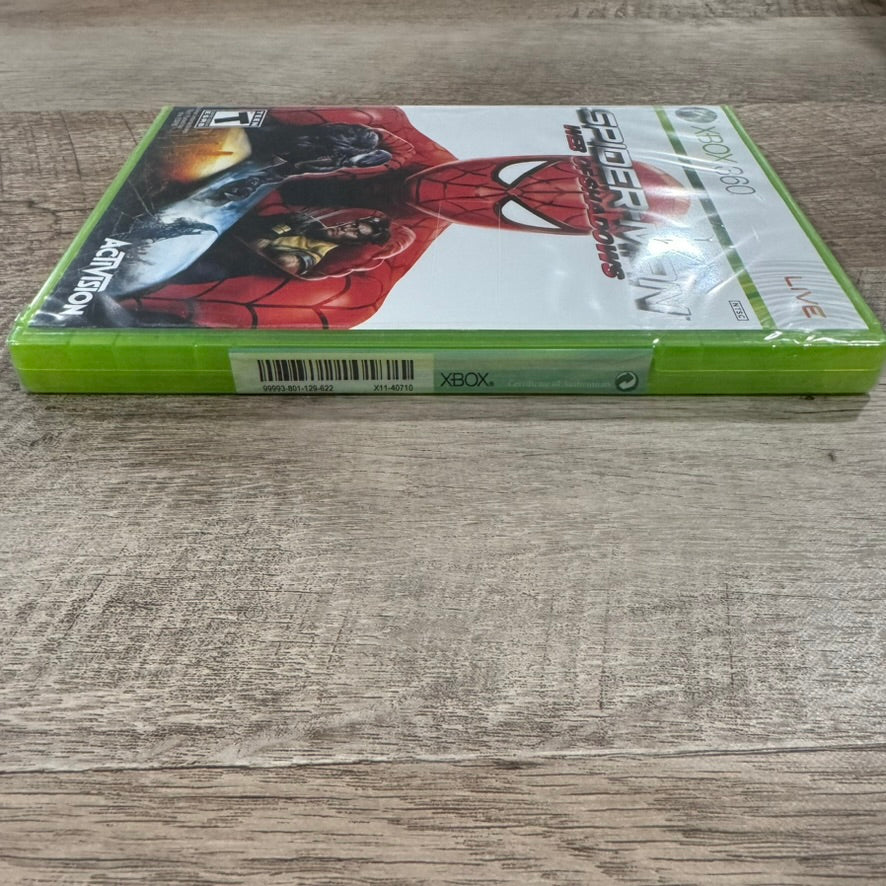 Spider-Man: Web of Shadows (Microsoft Xbox 360, 2008) Brand New & CLEAN Seal!🦭