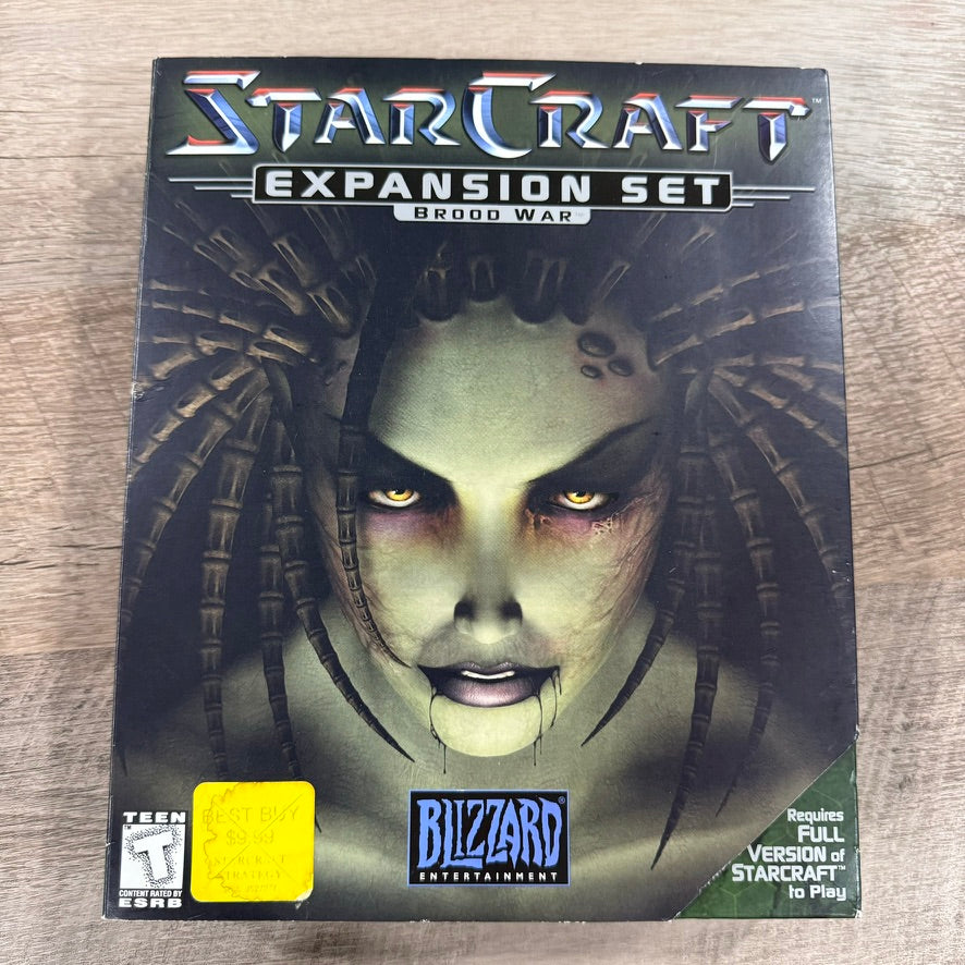 StarCraft: Brood War Expansion Set (Blizzard, PC 1998) 🔥 Clean BIG BOX 📦