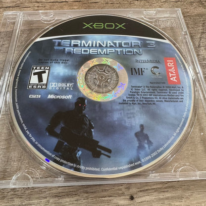 Terminator 3 The Redemption (Microsoft Xbox, 2004) DISC ONLY Near Mint Copy!🔥