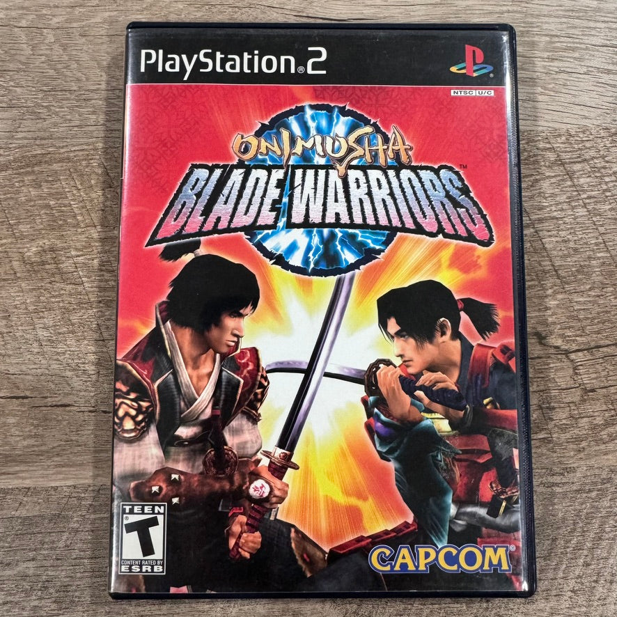 Onimusha Blade Warriors (Sony PlayStation 2, PS2 2003) Nice Disc & Case Included