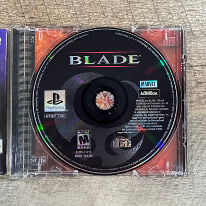 Blade, Marvel's (Sony PlayStation, PS1 2000) CIB W/ VERY CLEAN Disc & Manual!