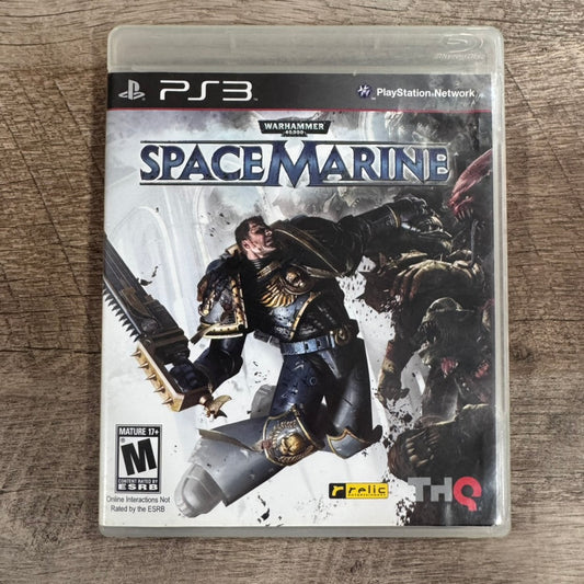 Warhammer 40,000: Space Marine (Sony PlayStation 3, PS3 2011) CIB & Near MINT!