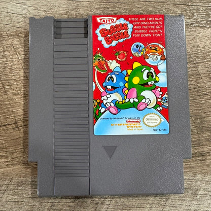 Bubble Bobble (Nintendo Entertainment System, NES 1988) CIB W/ Cart, Manual+