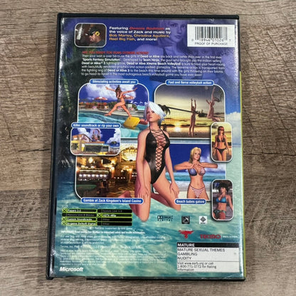 Dead or Alive: Xtreme Beach Volleyball (Microsoft Xbox, 2003) Nice Disc & Case!