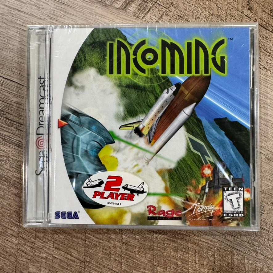 Incoming (Sega Dreamcast, 1999) Brand New & Sealed 🔥2-Player Sticker!🔥