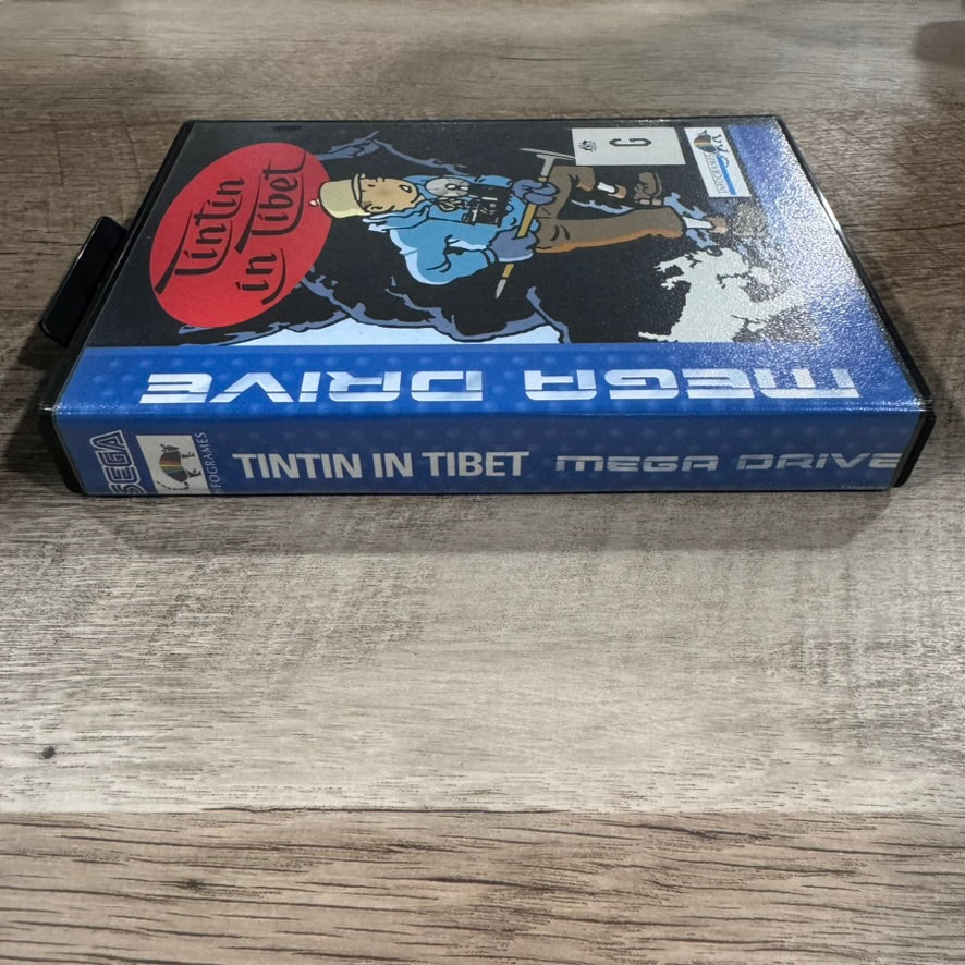 TinTin In Tibet (Sega Mega Drive, 1996) CIB & CLEAN Case, Manual & Cart!