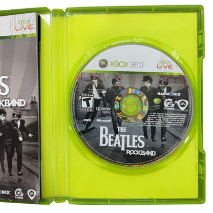 Rock Band The Beatles Game & Hofner Bass Guitar Controller(Xbox 360, 2009) CIB