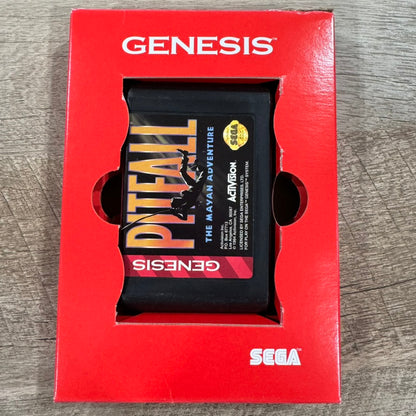 Pitfall: The Mayan Adventure (Sega Genesis,1994) CIB Cardboard Still Has SEAL!🦭