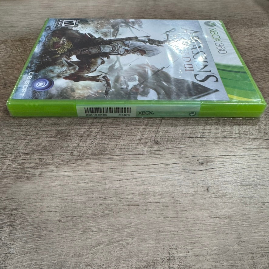 Assassin's Creed III (Microsoft Xbox 360, 2012) Brand New & Factory Sealed!