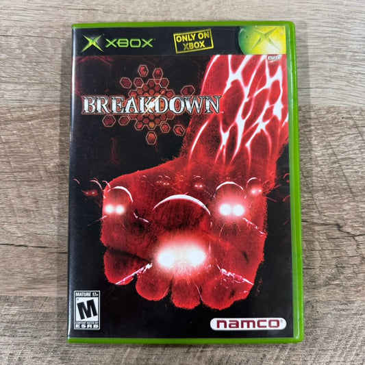 Breakdown (Microsoft Xbox Original, 2004) CIB & Very Good Condition!🧽