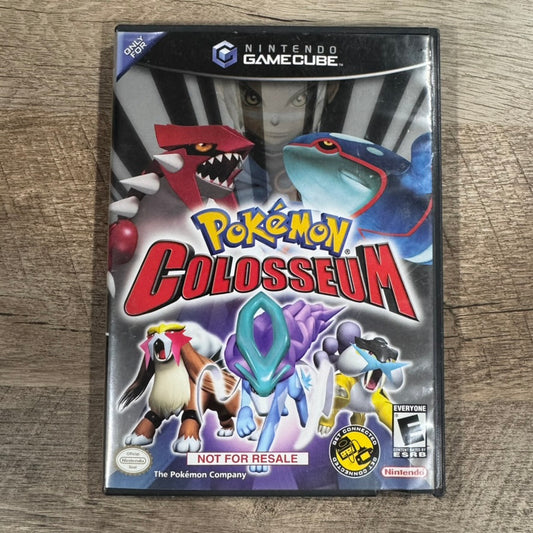 Pokemon Colosseum (Nintendo GameCube, 2004) W/ CLEAN DISC & Nice Art/Case!