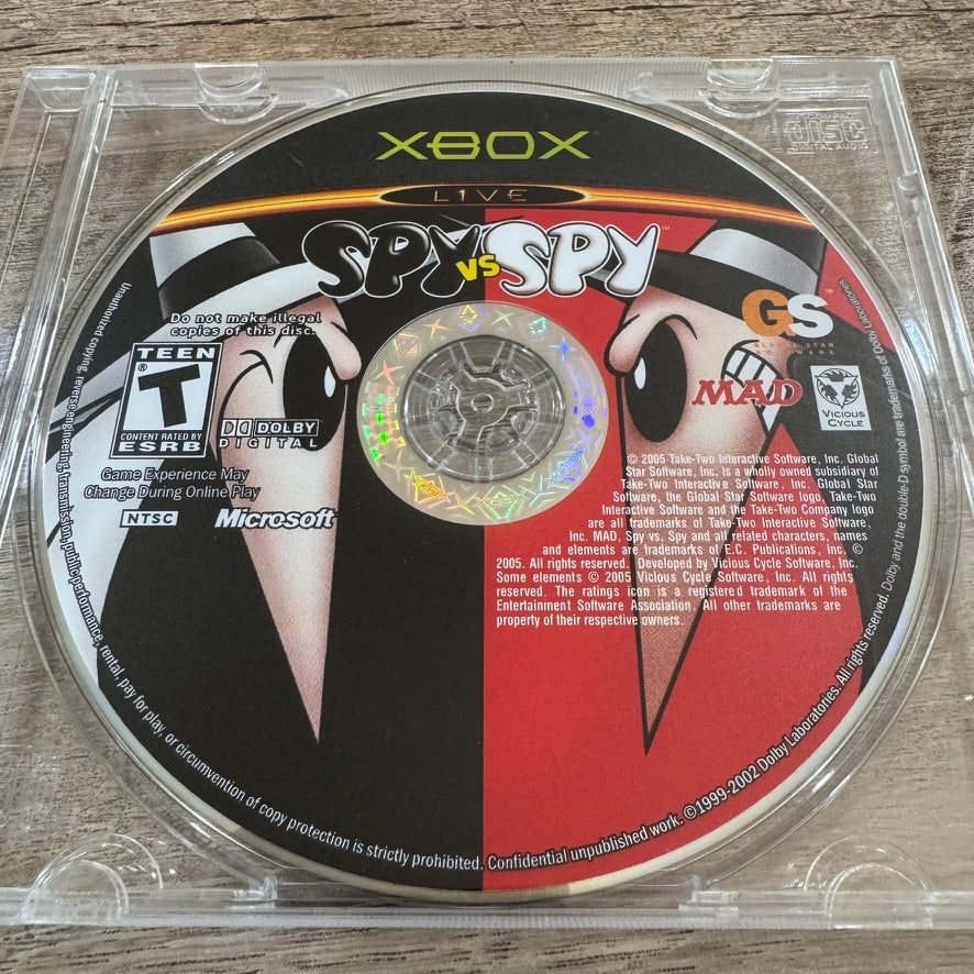 Spy vs. Spy (Microsoft Xbox, 2005) DISC ONLY Near Mint Disc!