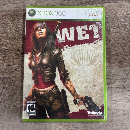 Wet 💧 (Microsoft Xbox 360, 2009) Complete In Box W/ MINTY Manual & Disc!