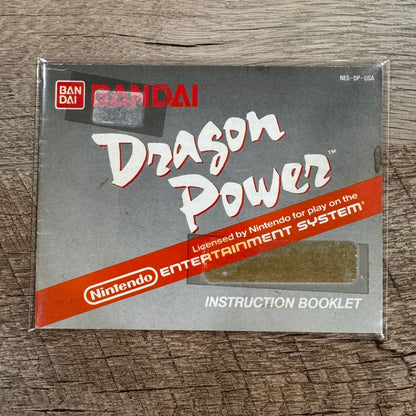 Dragon Power (Nintendo Entertainment System, 1986) CIB & Great Condition!