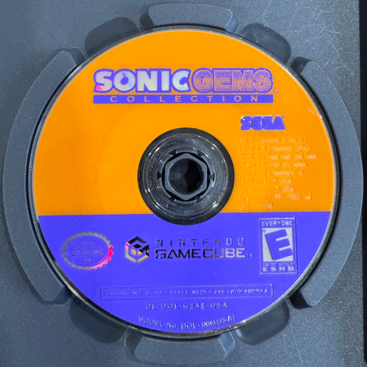 Sonic Gems Collection (Nintendo GameCube, 2005) Clean Disc & Manual!