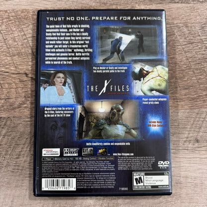 X-Files: Resist or Serve (Sony PlayStation 2, PS2 2004) CIB Clean Copy! 📸