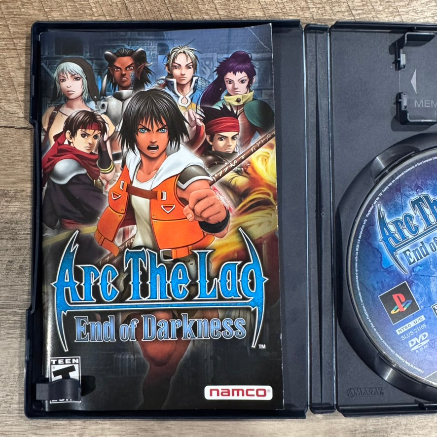 Arc the Lad End of Darkness (PlayStation 2, PS2 2005) CLEAN CIB W/ Manual!