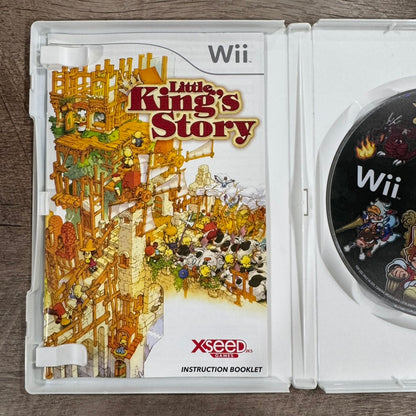 Little King's Story (Nintendo Wii, 2009) CIB W/ VERY CLEAN Manual & Disc!