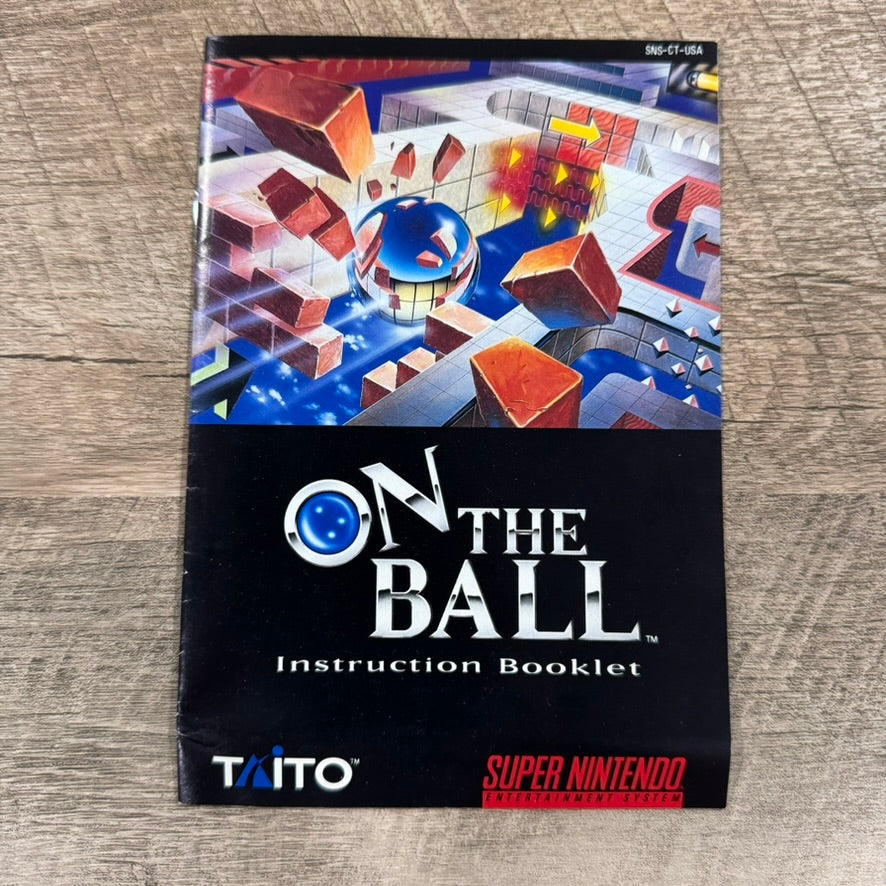 ON the Ball (Super Nintendo, SNES)🔥CIB Still W/ Seal! Near Mint Box! RARE🔥