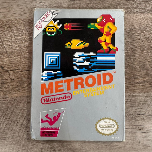 Metroid (Nintendo Entertainment System, NES 1987) CIB W/ Clean Cart & Nice Box!