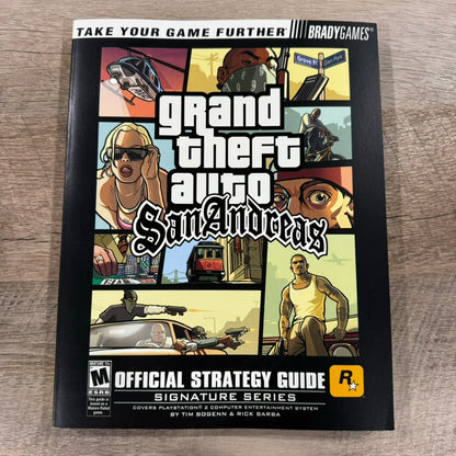 Grand Theft Auto: San Andreas PS2 Official Strategy Guide 2004 Near Mint!