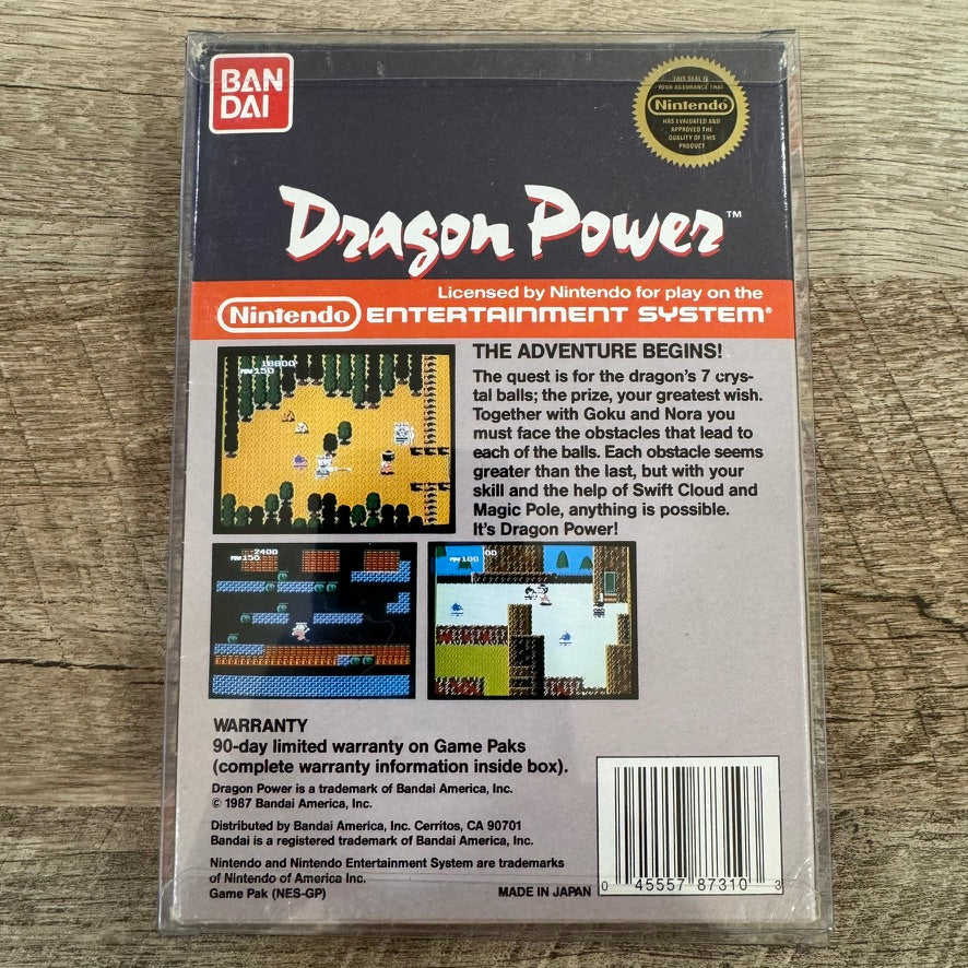 Dragon Power (Nintendo Entertainment System, 1986) CIB & Great Condition!