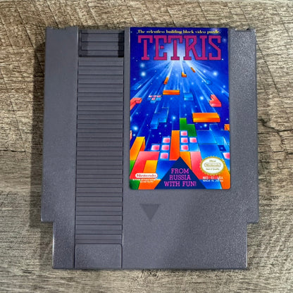 Tetris (Nintendo Entertainment System, NES 1989) Complete In Box VGC!