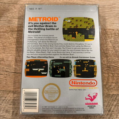 Metroid (Nintendo NES, 1987) CIB 🔥Complete & Clean! 🔥Game, Box, and Manual.