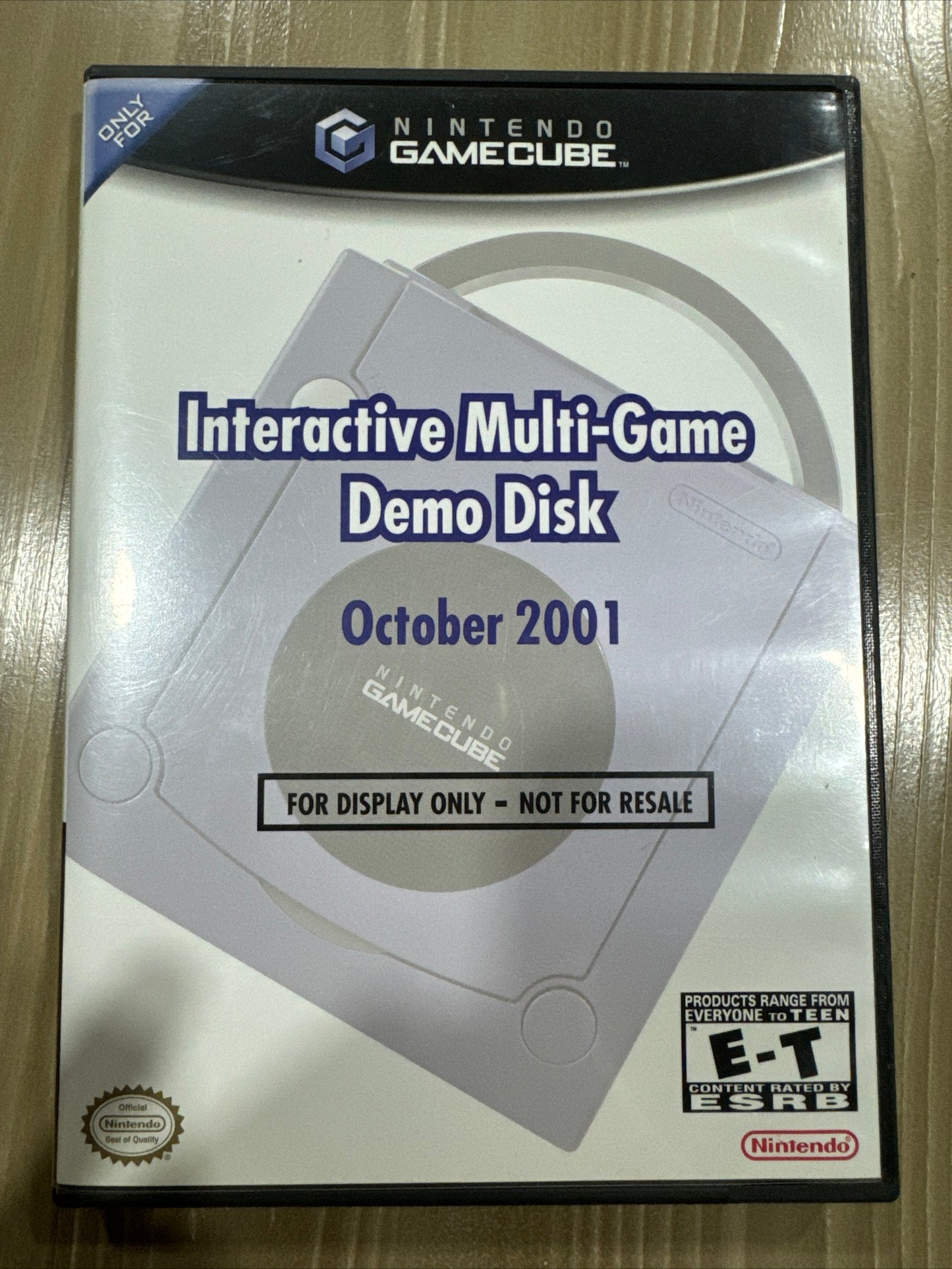 Interactive Multi-Game Demo Disk October 2001 (Nintendo GameCube, 2001) CLEAN