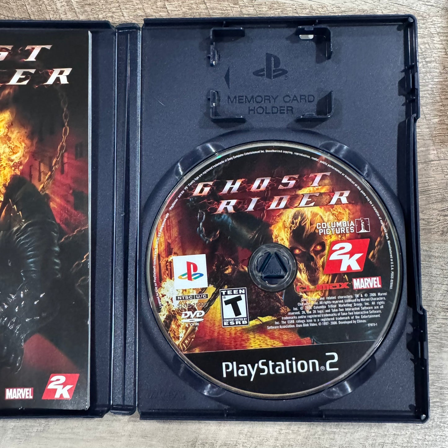 Ghost Rider (Sony PlayStation 2, PS2 2006) CIB & CLEAN W/ Manual & Comic Book