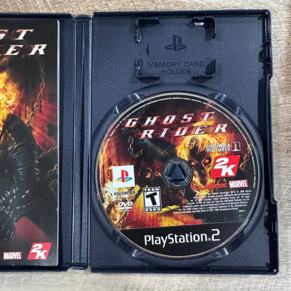 Ghost Rider (Sony PlayStation 2, PS2 2006) CIB & CLEAN W/ Manual & Comic Book