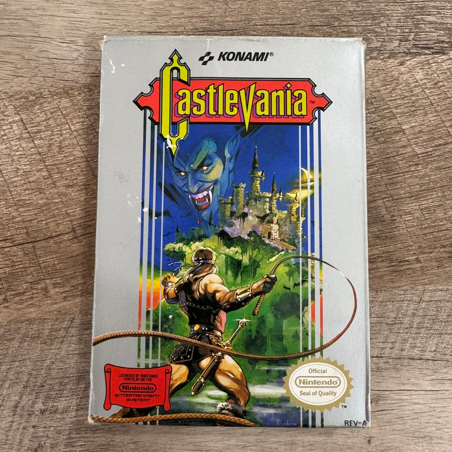 Castlevania (Nintendo Entertainment System, NES 1987) In NICE Box W/ Manual+